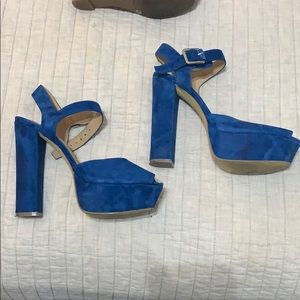 Steve Madden Blue Jillyy Heels